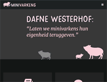Tablet Screenshot of minivarkens.nl